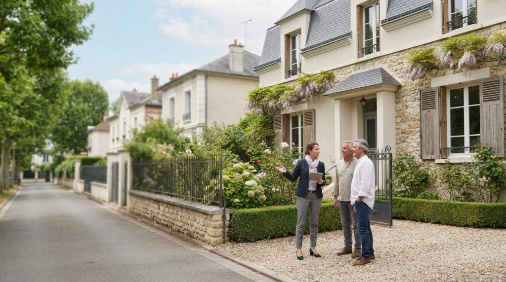 Maison résidentielle typique dans un quartier calme de Sceaux